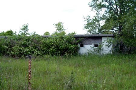 Albion Drive-In Theatre - Projection And Speaker Pole (newer photo)